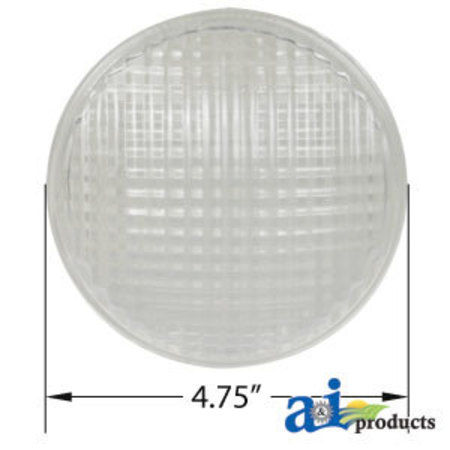 A & I PRODUCTS Lens, Glass Headlight 4.8" x2.4" x4.8" A-GC200